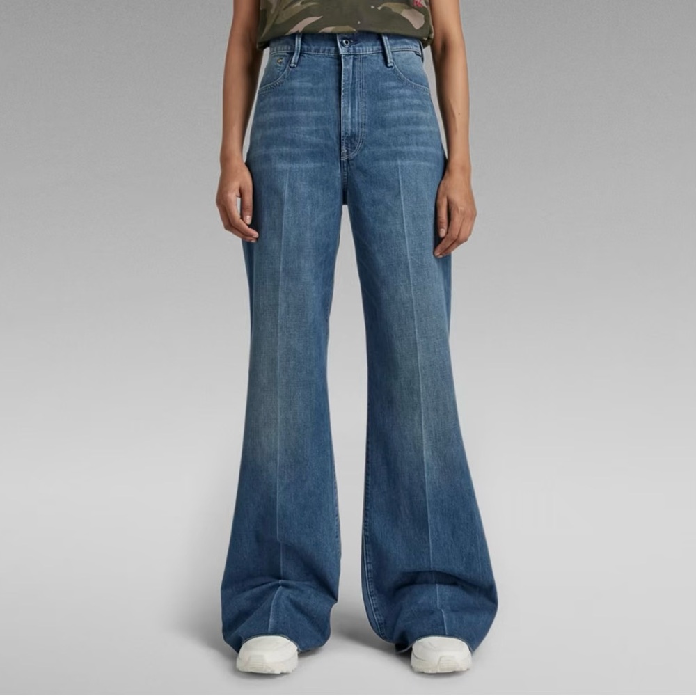 G-Star Deck Ultra High Wide Leg Jeans